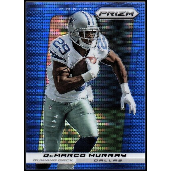 2013 Panini Prizm Prizms Blue Pulsar Cowboys Football Card #155 DeMarco Murray - Picture 1 of 1